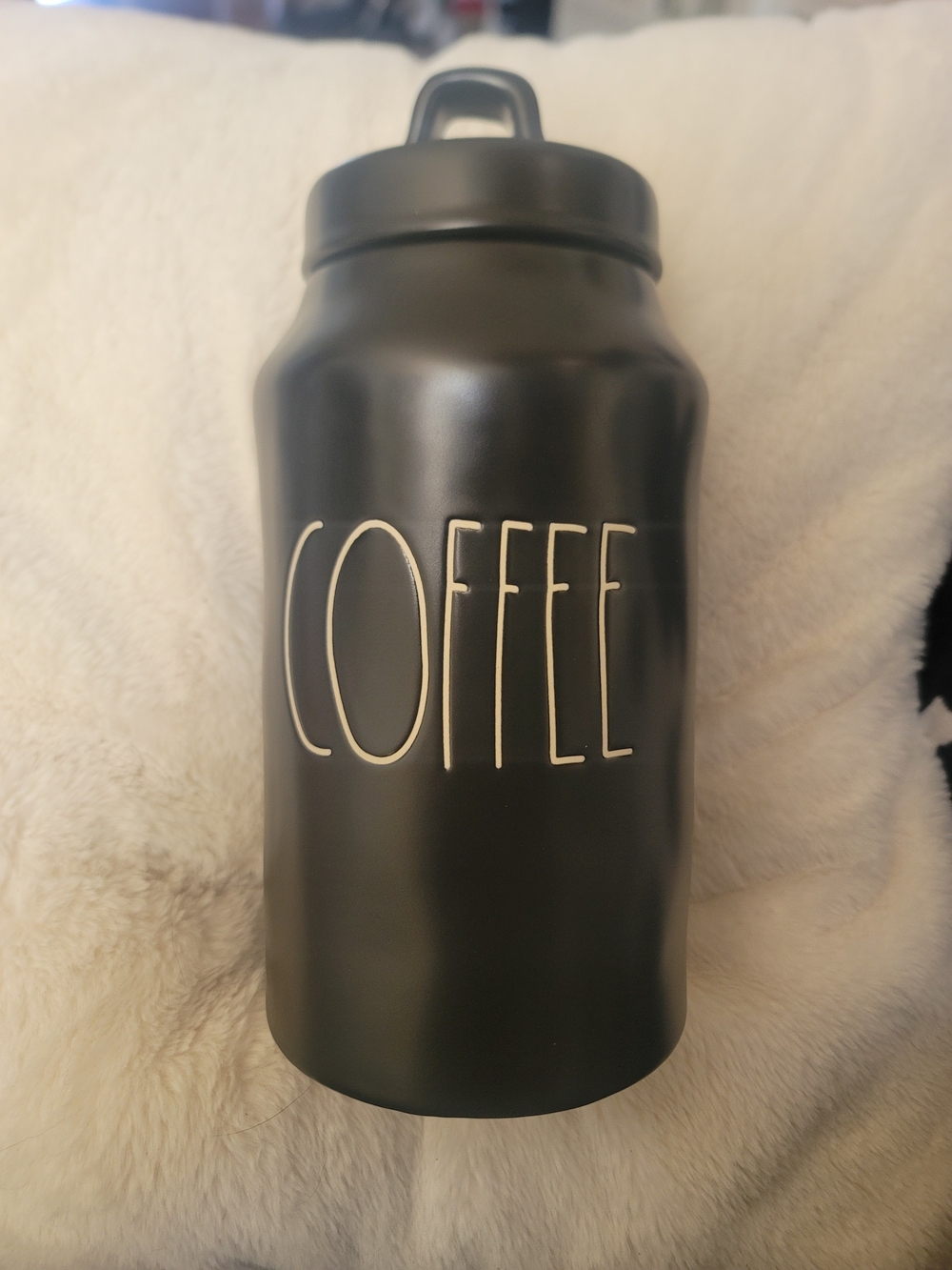 Black 'COFFEE' Canister Jar